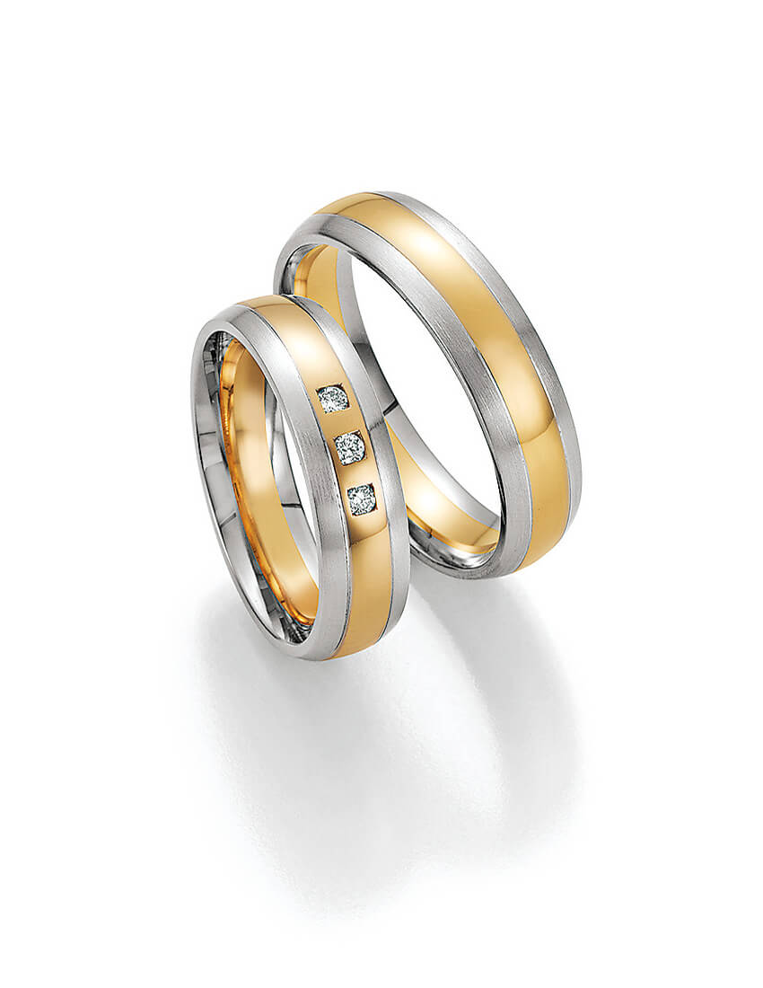 Weißgold Gelbgold Ringe in Berlin