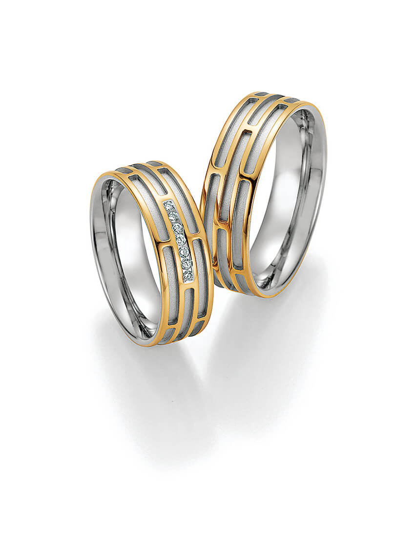 Trauringe in Gelbgold Weißgold, Juwelier Göze in Berlin Friedrichshain