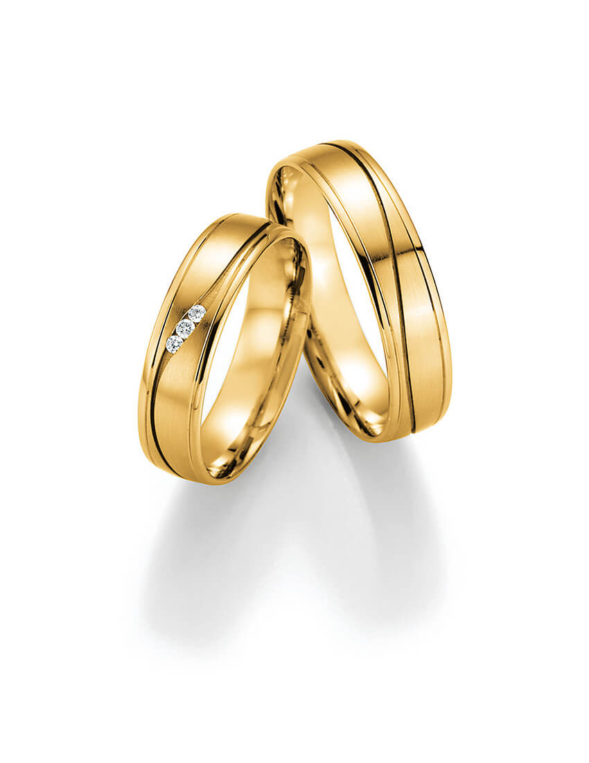 Hochzeitsringe Gelbgold ab 649,- € pro Paar