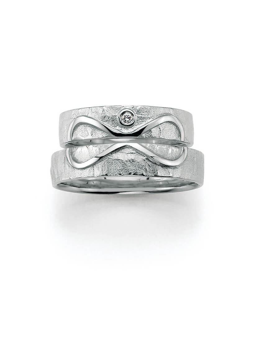 Trauringe Silber ab 248,- € inkl. Brillanten pro Paar