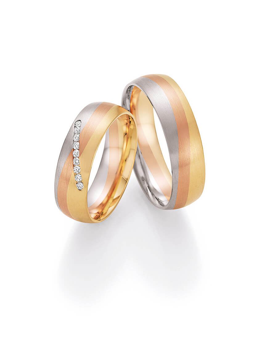 Tricolor-Gold-Ringe